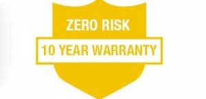 10 Year Warranty- Industry Leading