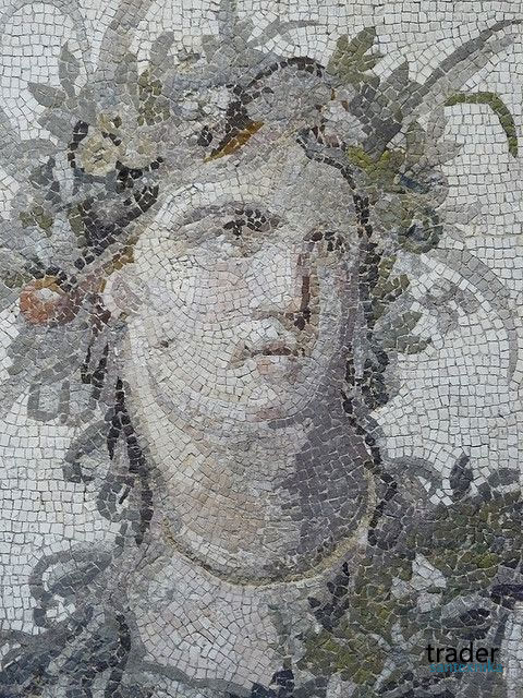 Портретная мозаика Рим, 2-й век 