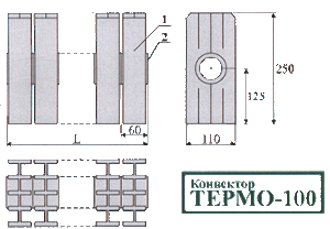 Конвекторы типа ТЕРМО -100